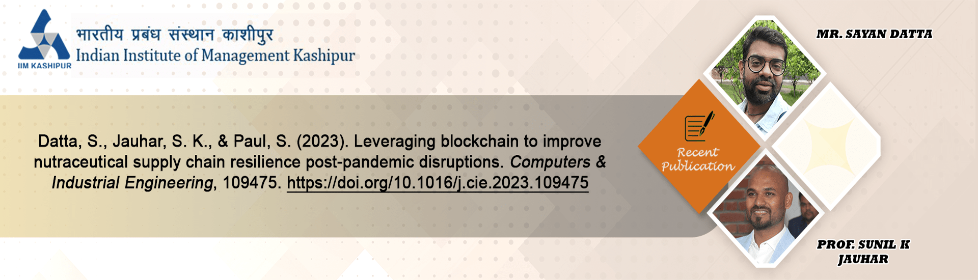 Recent Publication