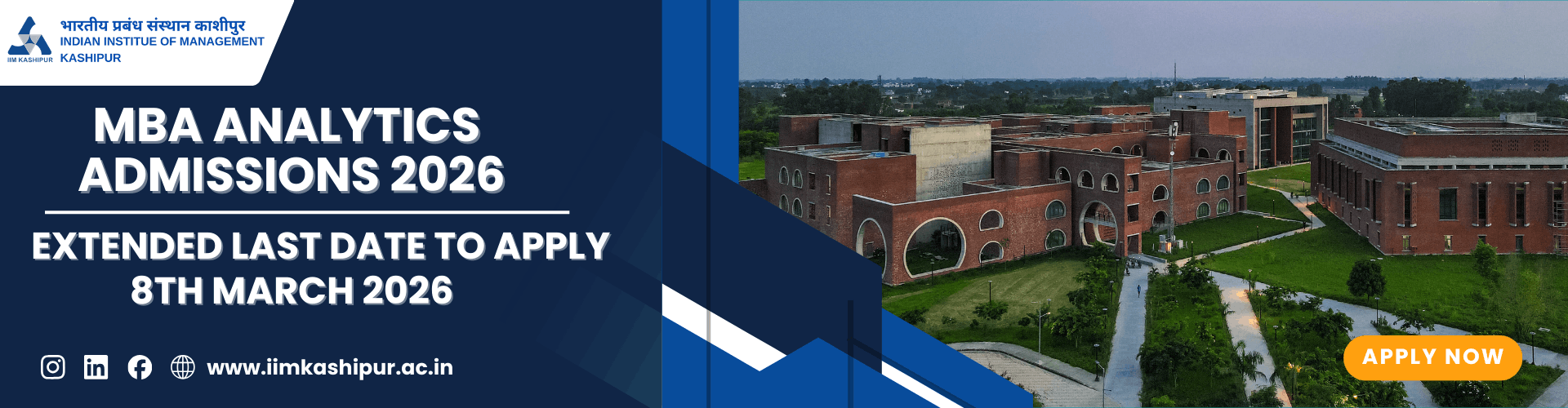 MBA (Analytics) 2026-28 Admission